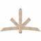 Ekena Millwork Alberta Smooth Timber Gable Bracket, Douglas Fir, 72"W x 42"H x 5 1/2"D x 5 1/2"F, 14/12 Pitch GBW072X42X0606ALB00SDF - alternate 1